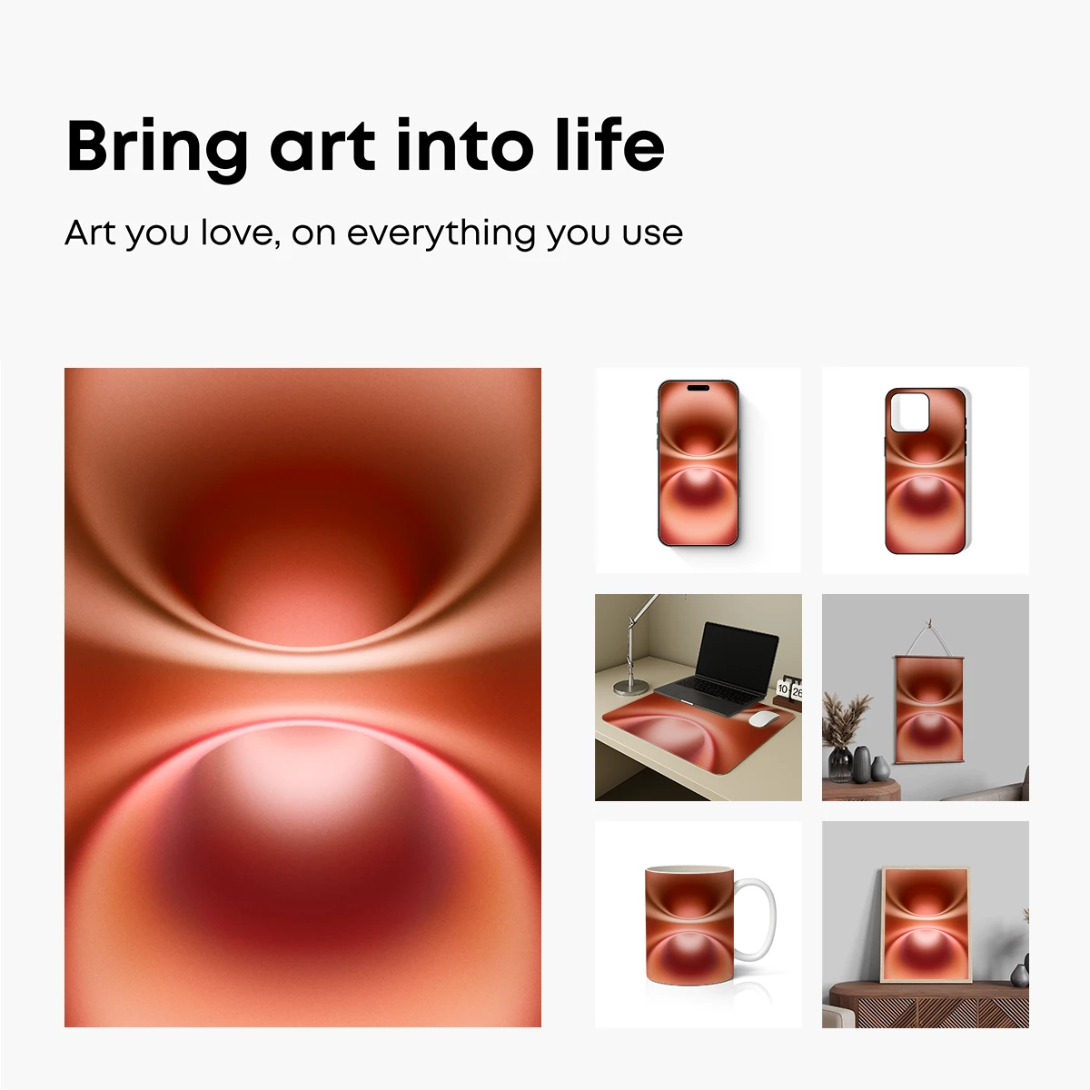 Infinite Loop: Abstract Infinity Symbol in Warm Tones - Image 2