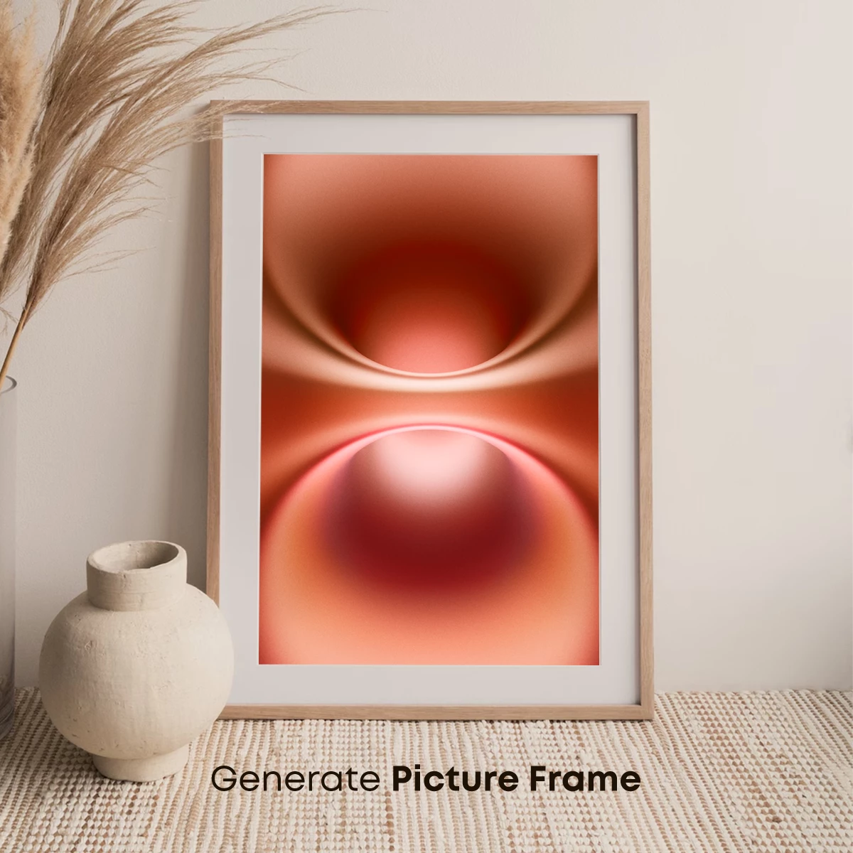Infinite Loop: Abstract Infinity Symbol in Warm Tones - Image 7