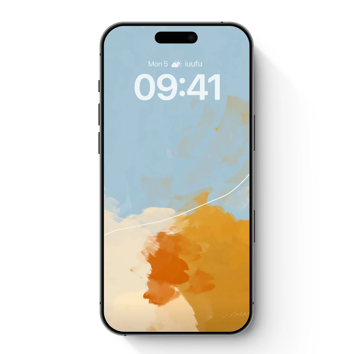 Abstract Horizon: Sky and Earth Merge in Warm Hues Abstract Horizon: Sky and Earth Merge in Warm Hues