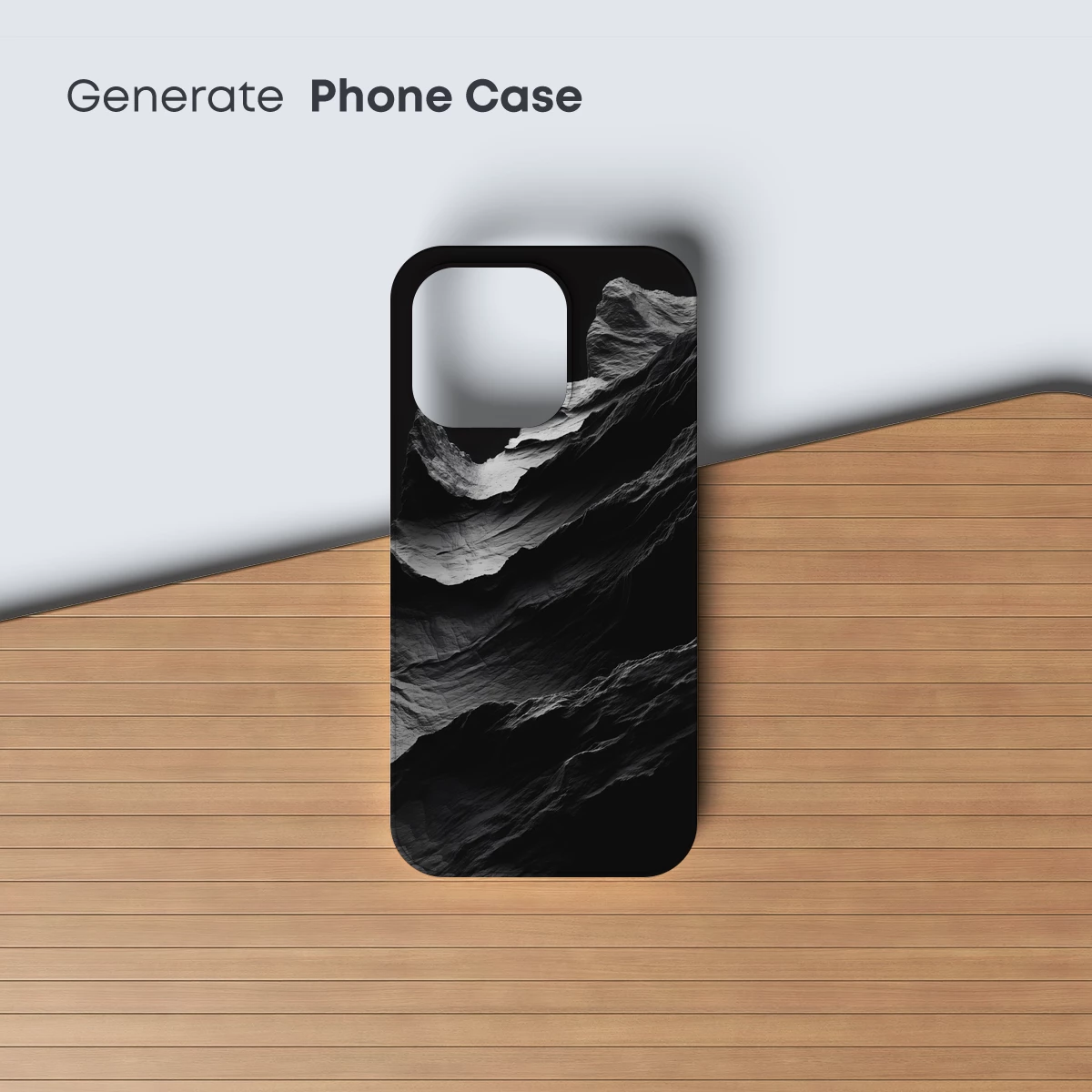 Eternal Shadows: Monochrome Rock Formations - Image 3