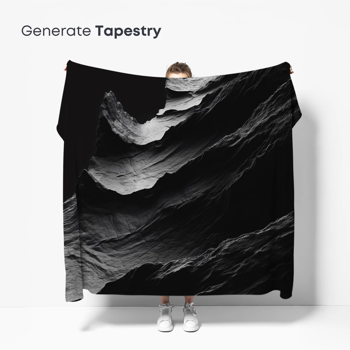 Eternal Shadows: Monochrome Rock Formations - Image 5