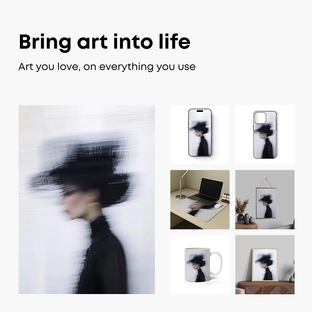 Ethereal Hat Blur: A Study in Motion and Mystery - Image 2