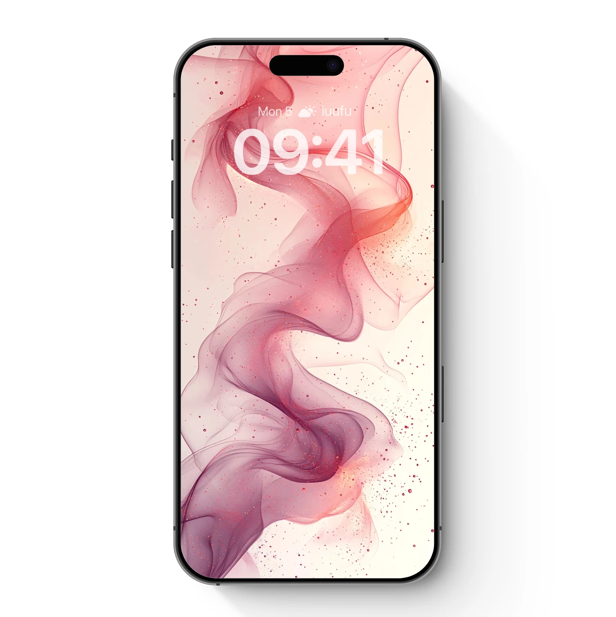 Ethereal Crimson Whispers: Abstract Smoke Art