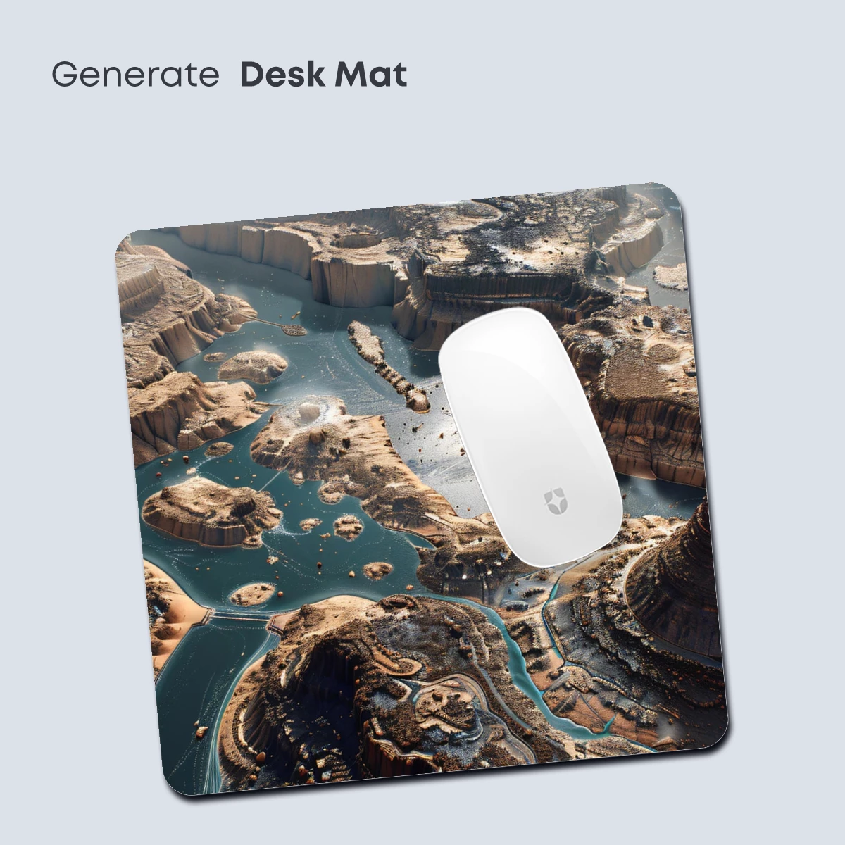 Ethereal Canyon Oasis: A Surreal Landscape Symphony - Image 4