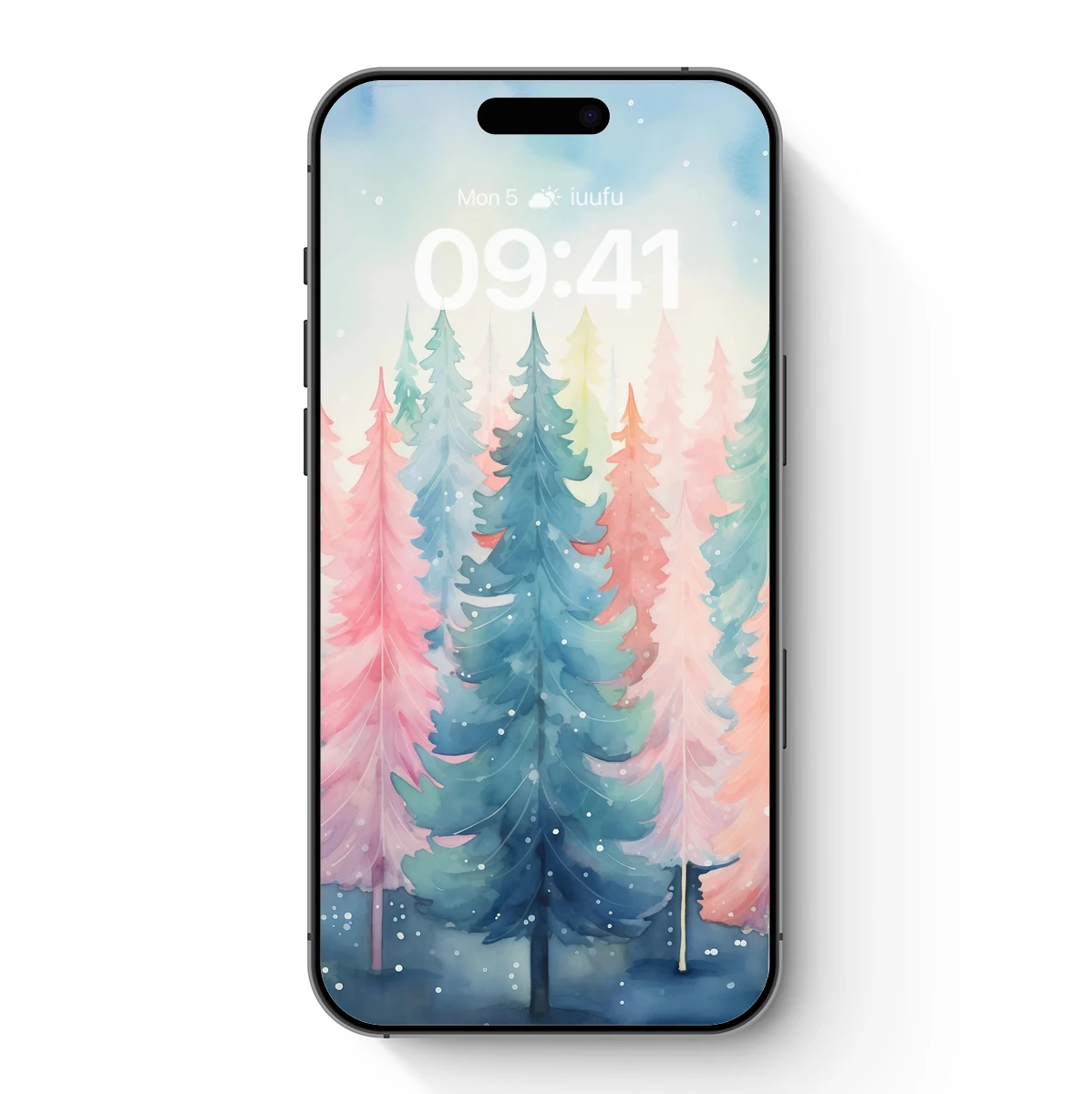 Enchanted Pastel Forest