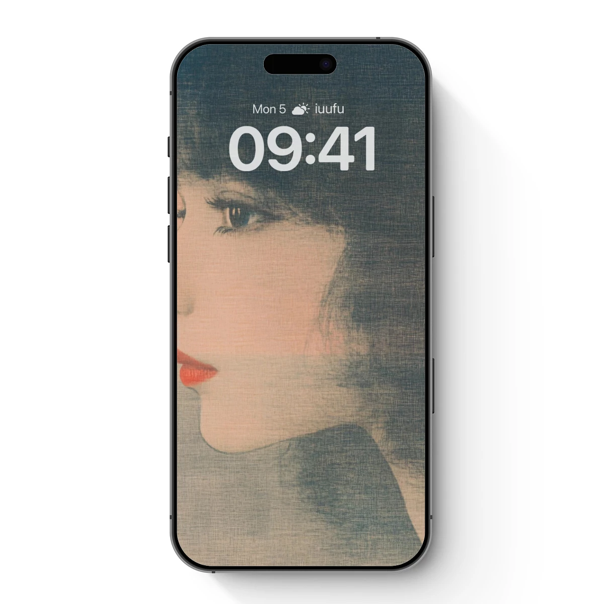 Ethereal Profile: Soft Shadows and Crimson Lips