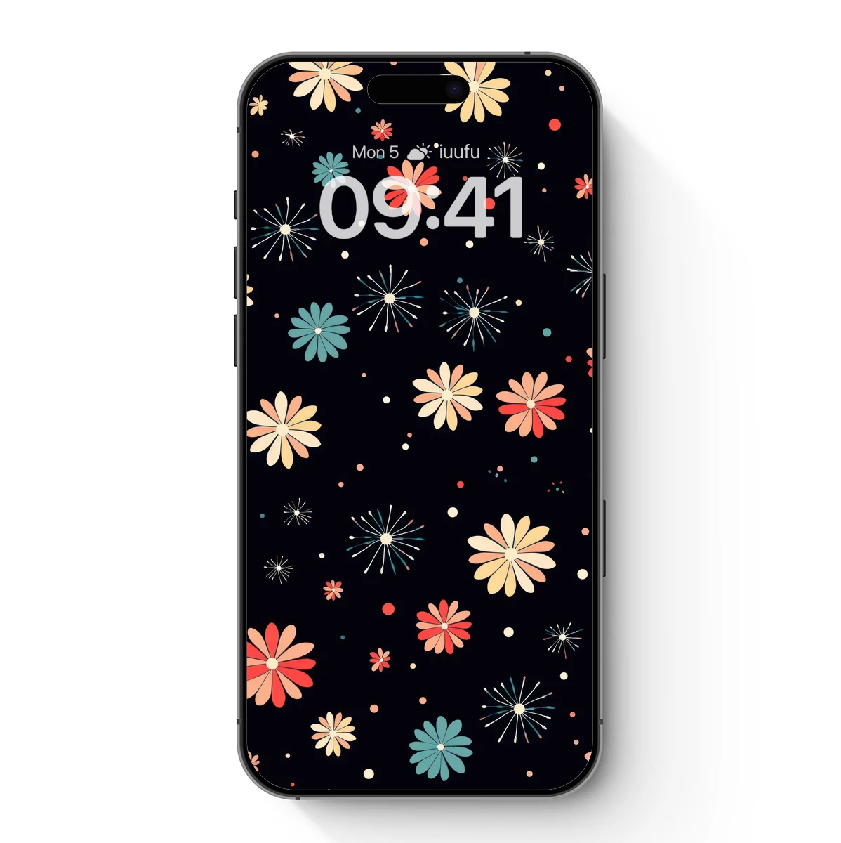 Bursting Floral Fireworks