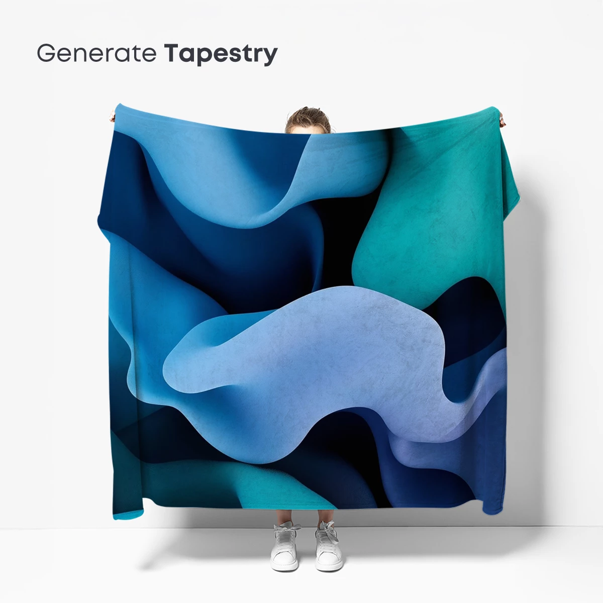 Fluid Azure Dreams: Abstract Waves in Motion - Image 5