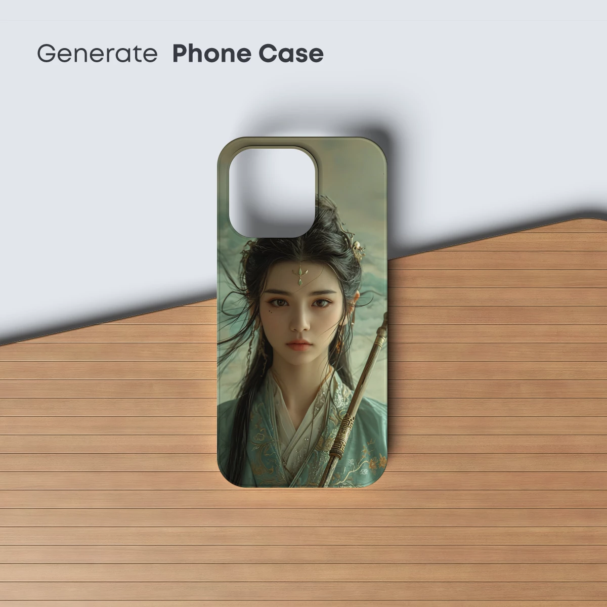 Ethereal Warrior: Ancient Elegance in Silk and Steel - Image 3