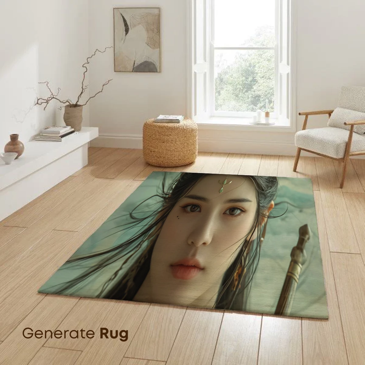 Ethereal Warrior: Ancient Elegance in Silk and Steel - Image 6