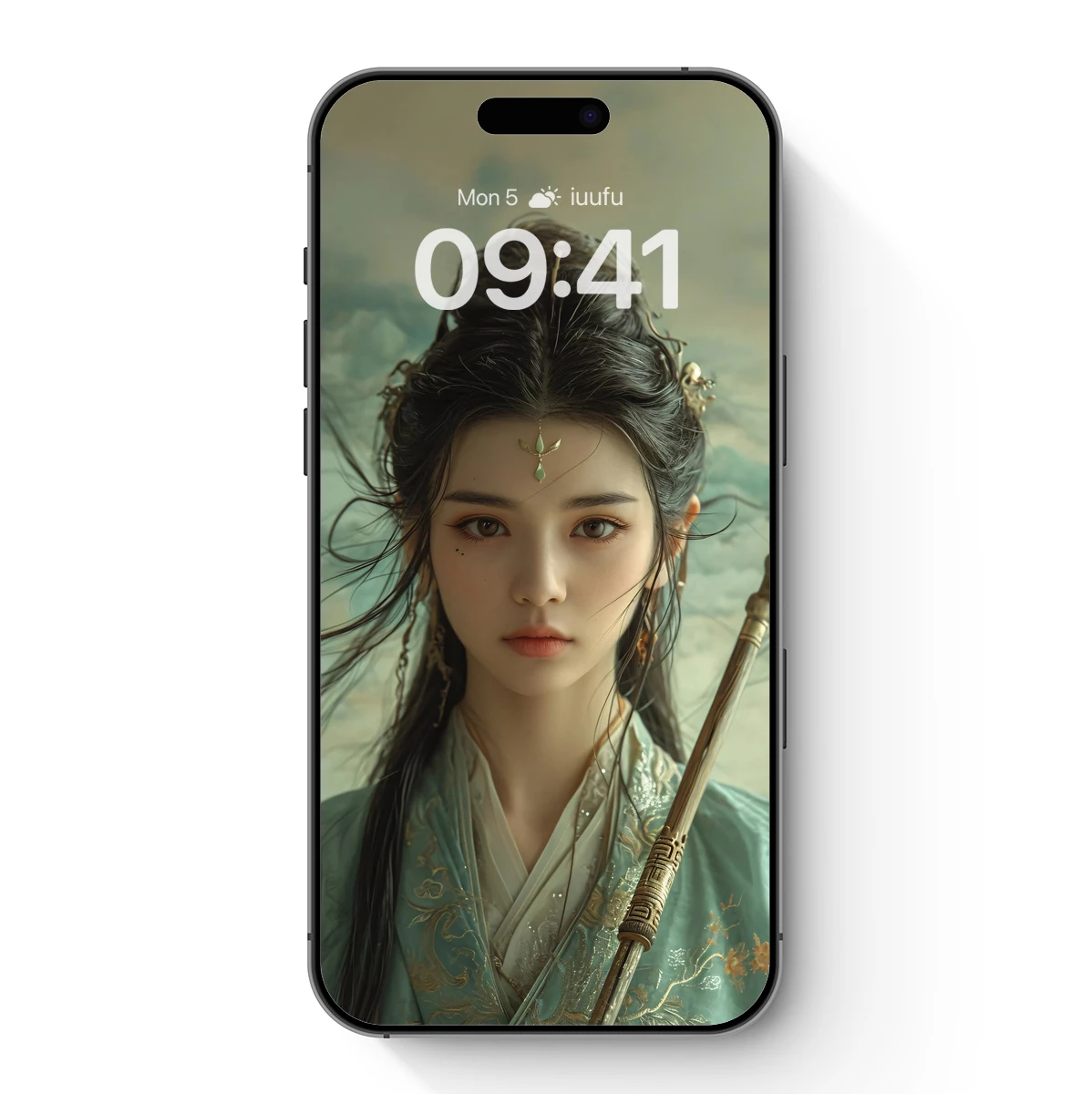 Ethereal Warrior: Ancient Elegance in Silk and Steel