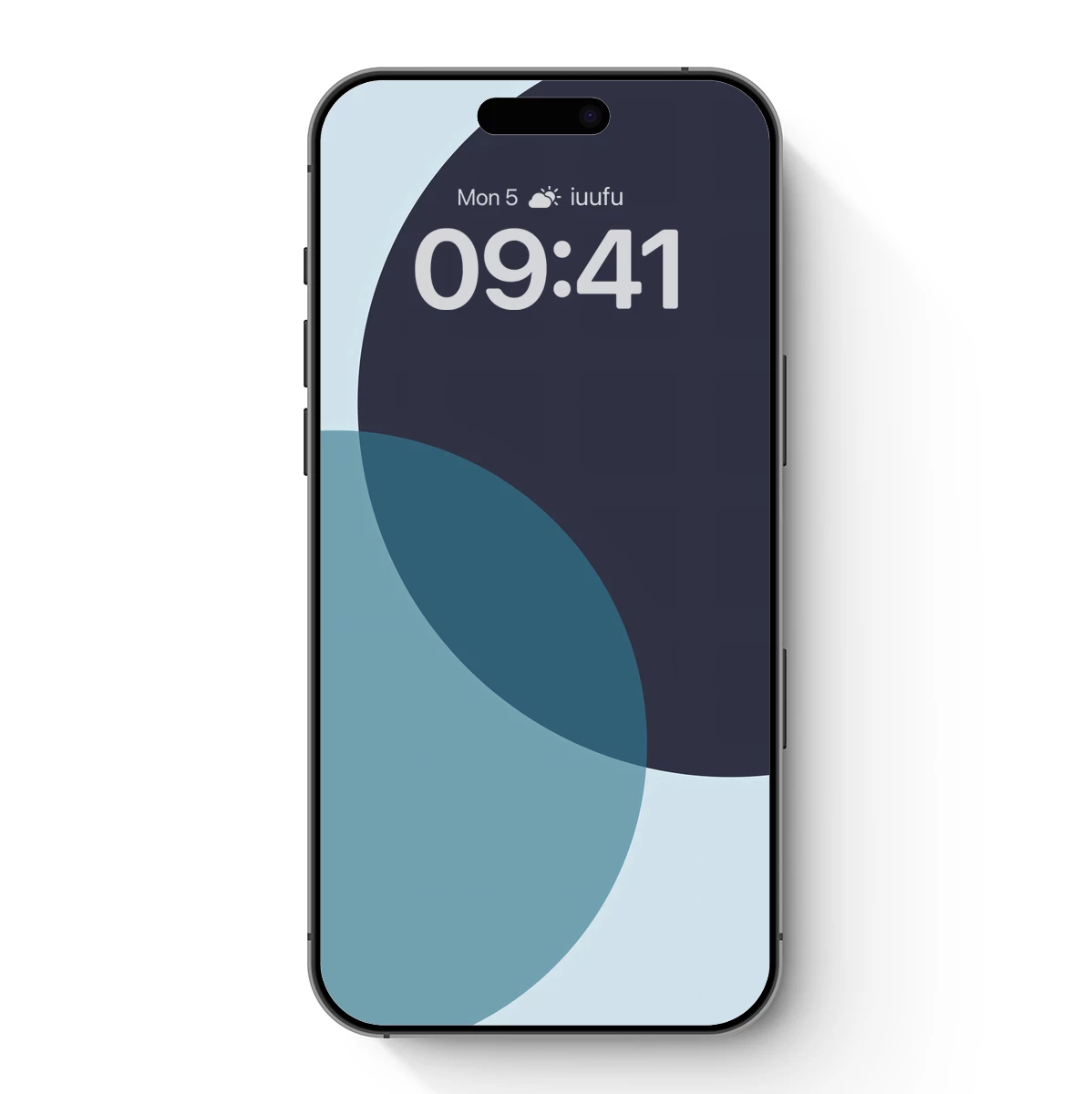 Geometric Harmony: Blue Circles in Balance