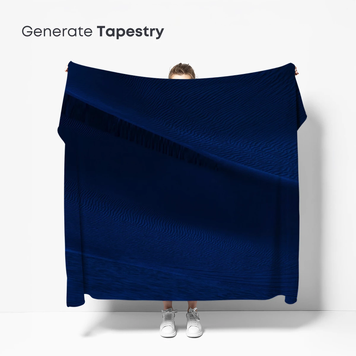 Deep Blue Ripples: A Textural Odyssey - Image 5