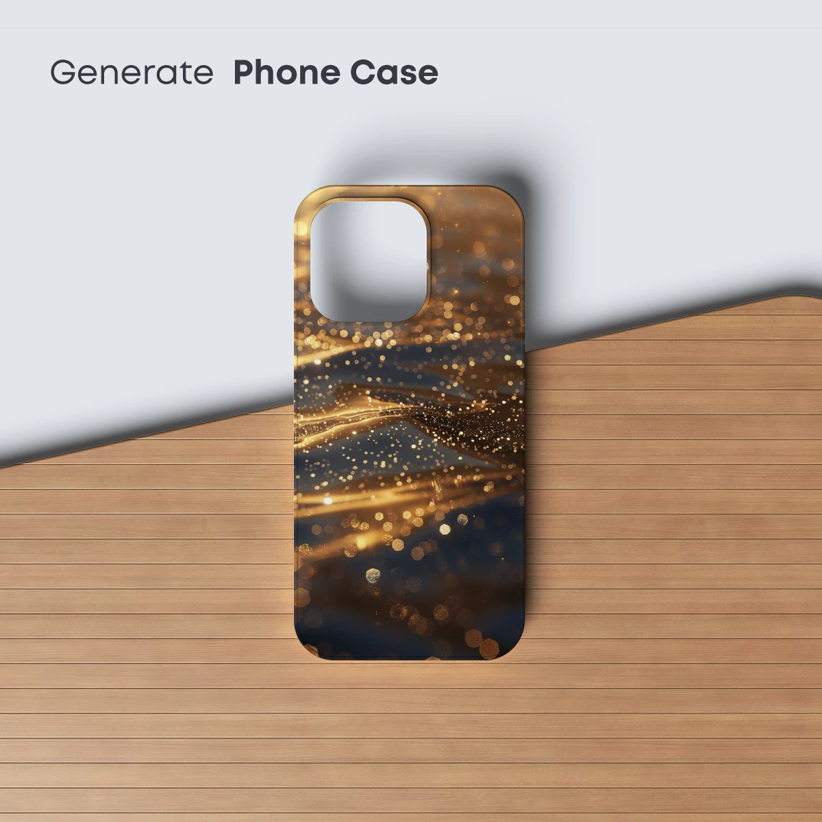 Golden Bokeh Waves: A Luminous Odyssey - Image 3