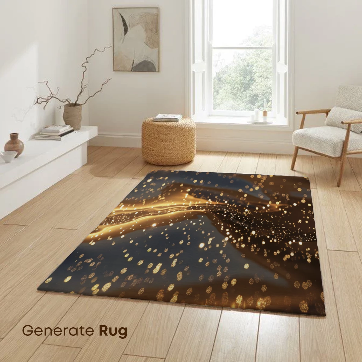 Golden Bokeh Waves: A Luminous Odyssey - Image 6