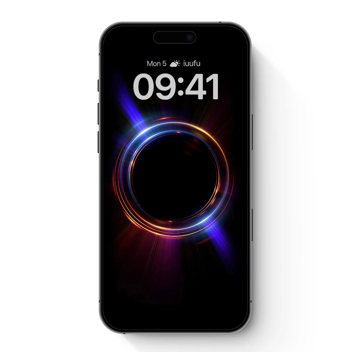 Eclipse of Light: Neon Rings in Cosmic Darkness