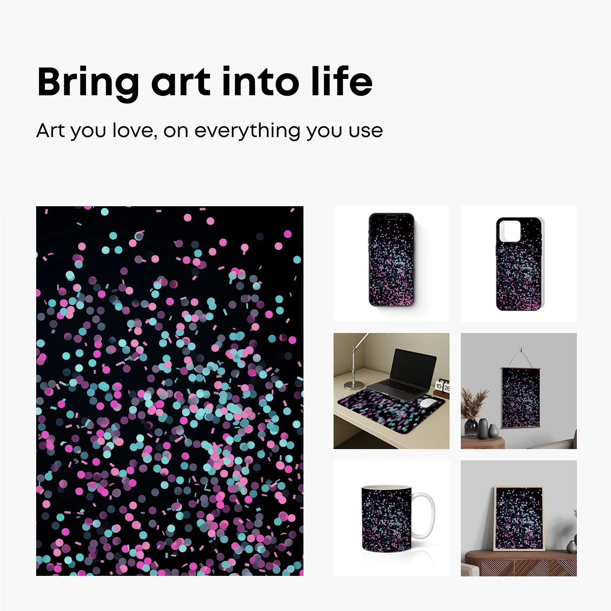 Neon Confetti Nightfall - Image 2