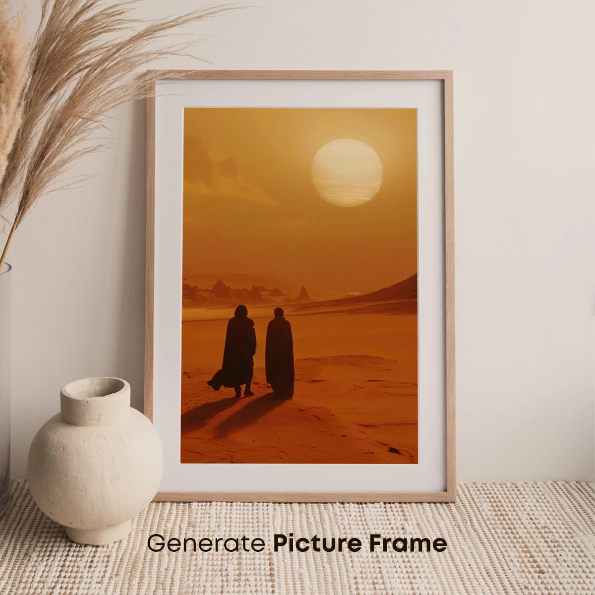 Desert Pilgrims at Sunset: A Journey Through Timeless Sands - Image 7