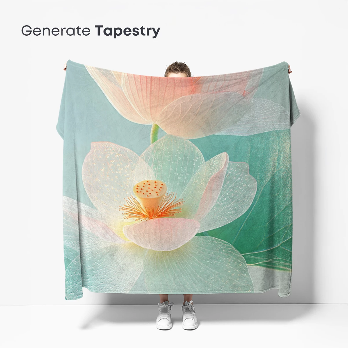 Ethereal Lotus Blooms in Pastel Harmony - Image 5