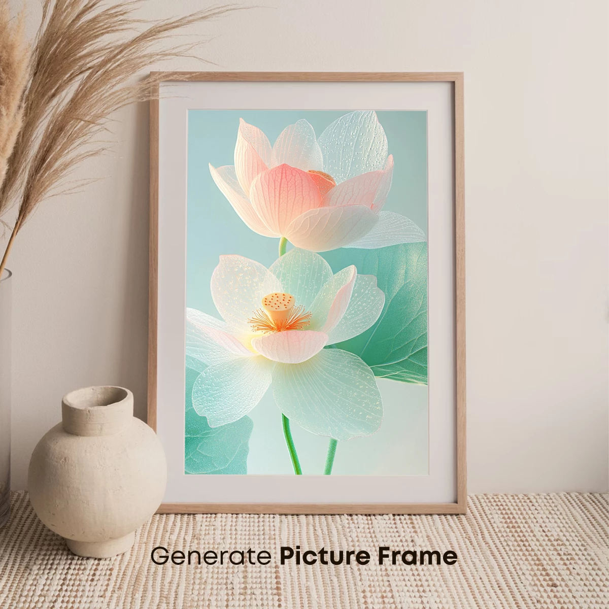 Ethereal Lotus Blooms in Pastel Harmony - Image 7