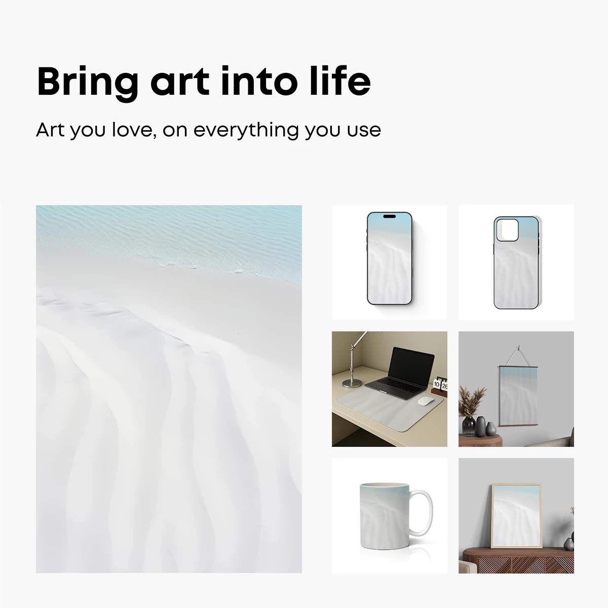 Ethereal Sand Dunes by the Sea - Image 2