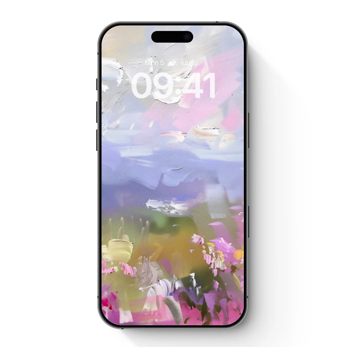 Abstract Floral Symphony in Pastel Hues