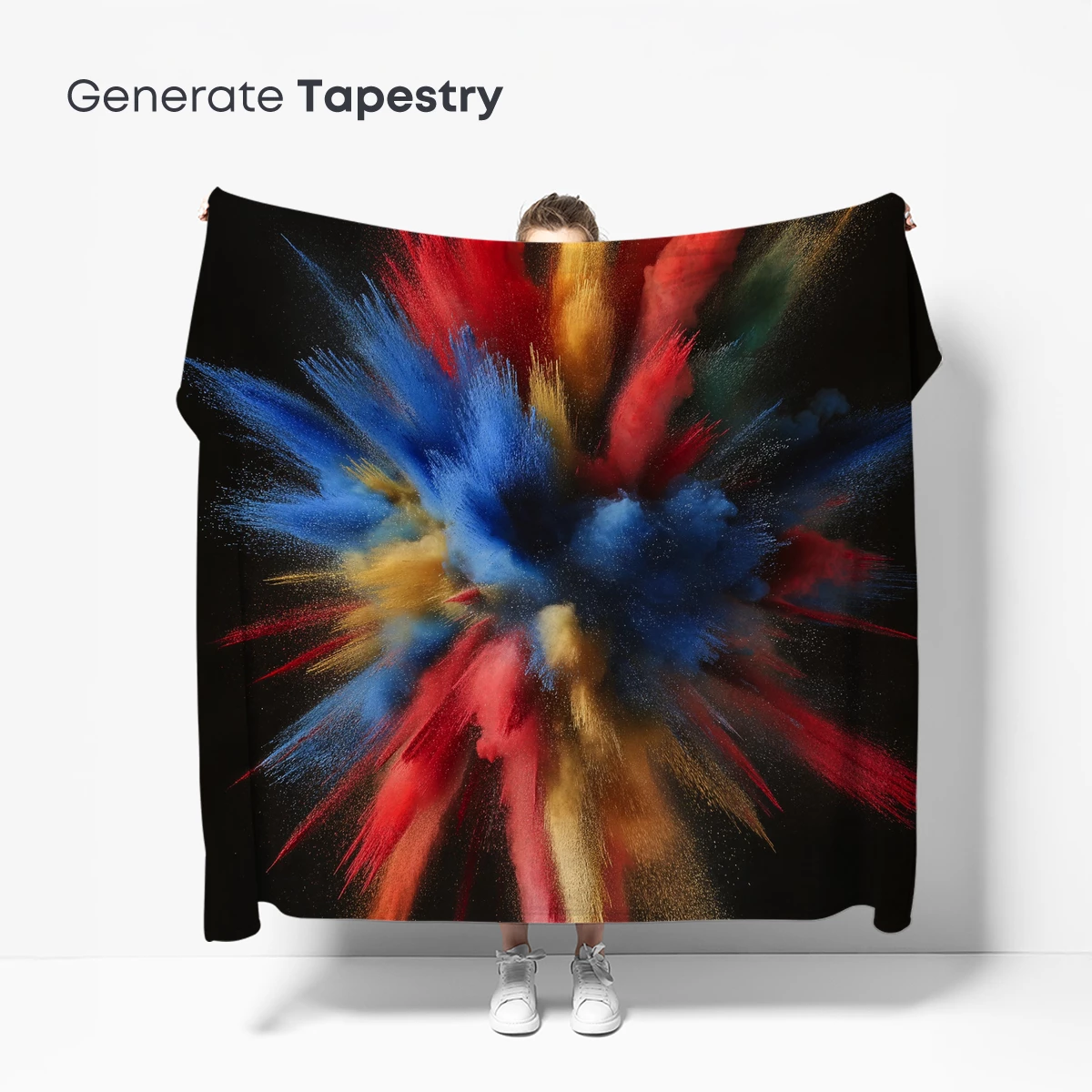 Explosive Chromatic Burst: A Symphony of Powdered Colors - Image 5