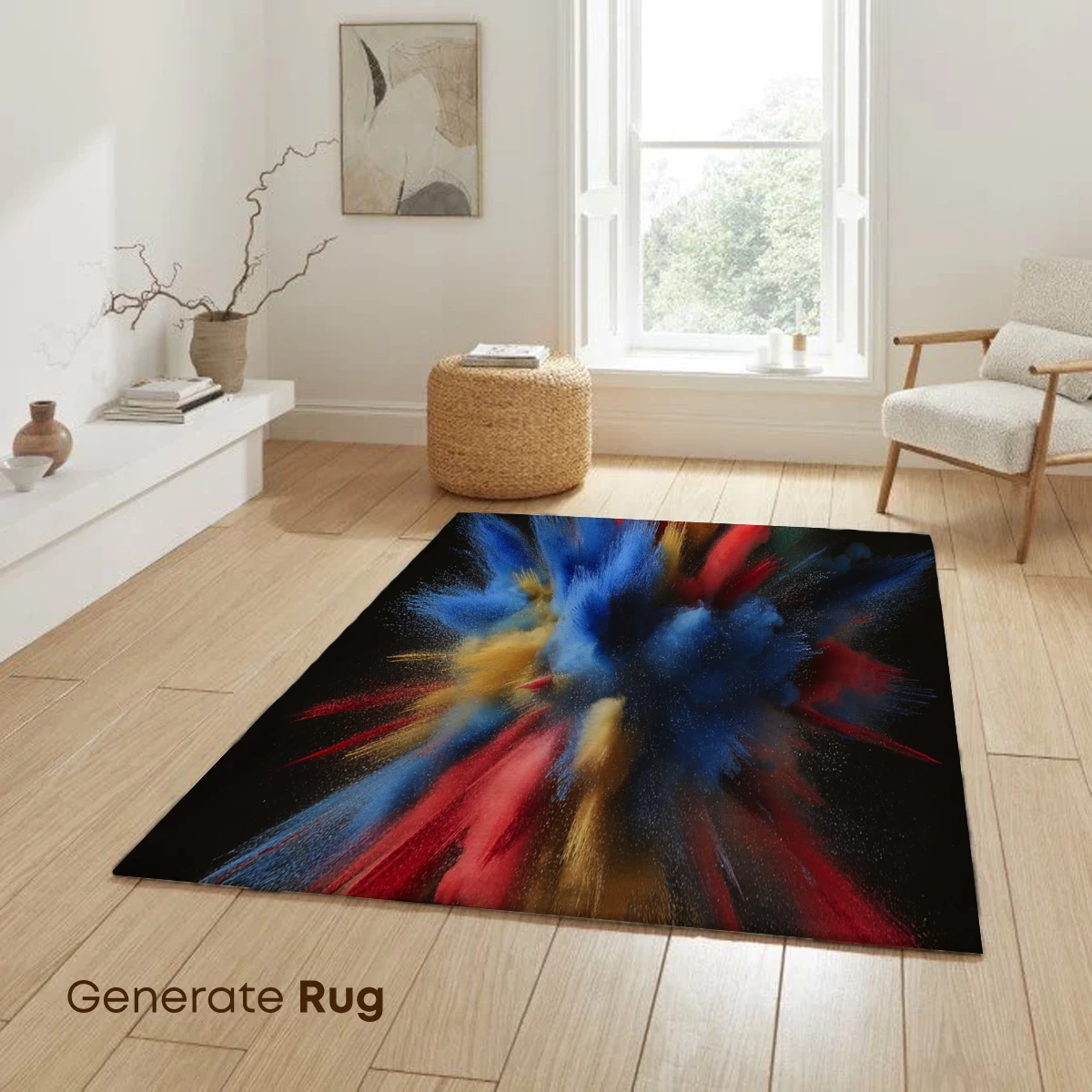 Explosive Chromatic Burst: A Symphony of Powdered Colors - Image 6