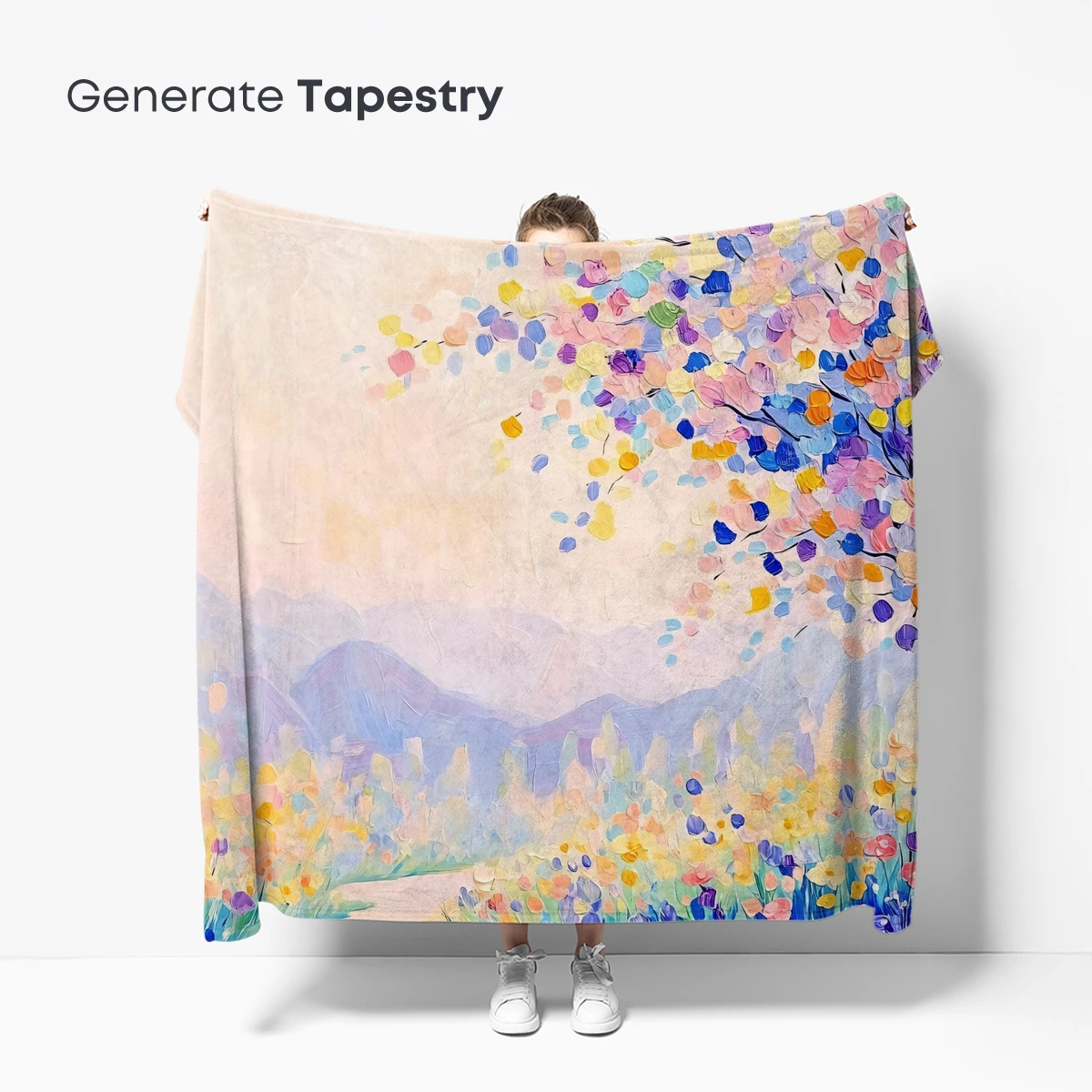 Enchanted Floral Landscape: A Symphony of Colors - Image 5