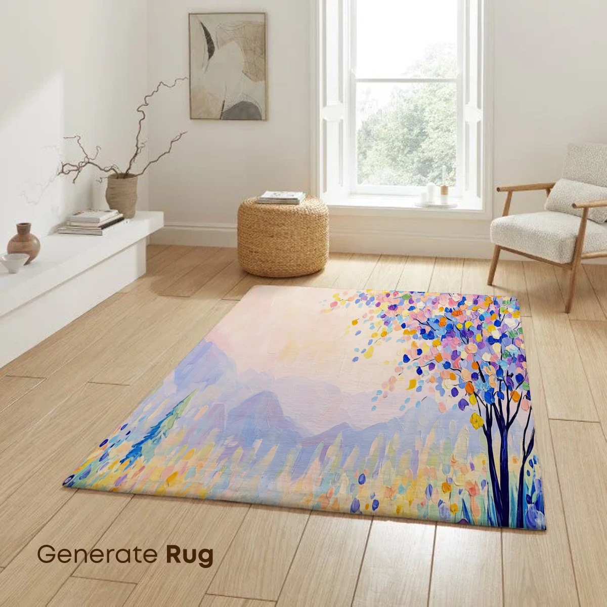 Enchanted Floral Landscape: A Symphony of Colors - Image 6