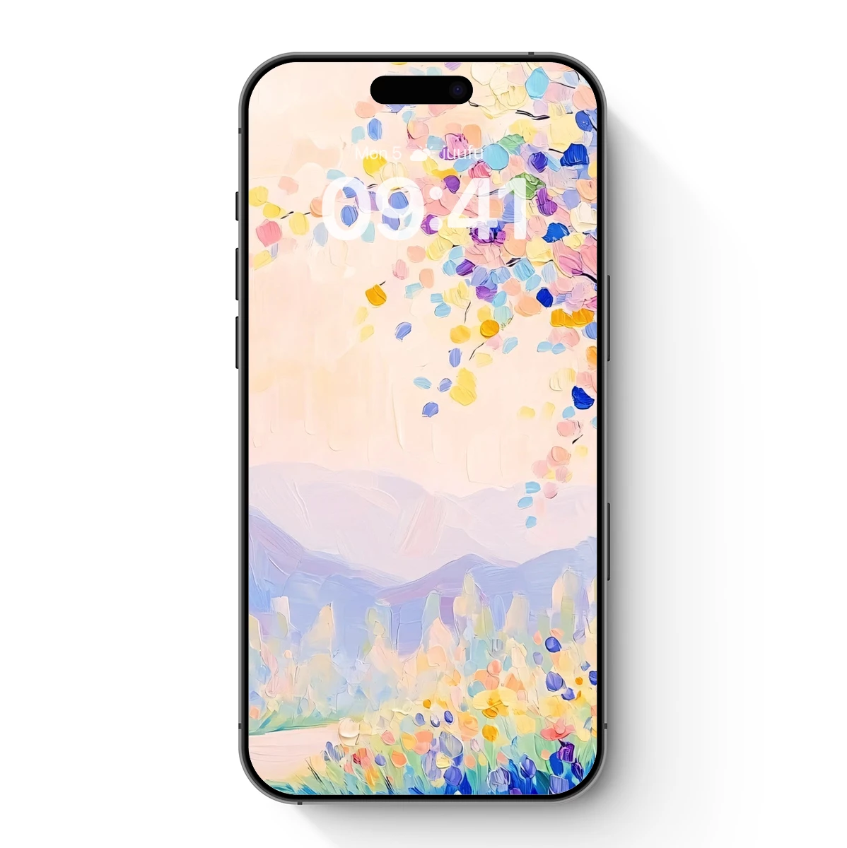 Enchanted Floral Landscape: A Symphony of Colors