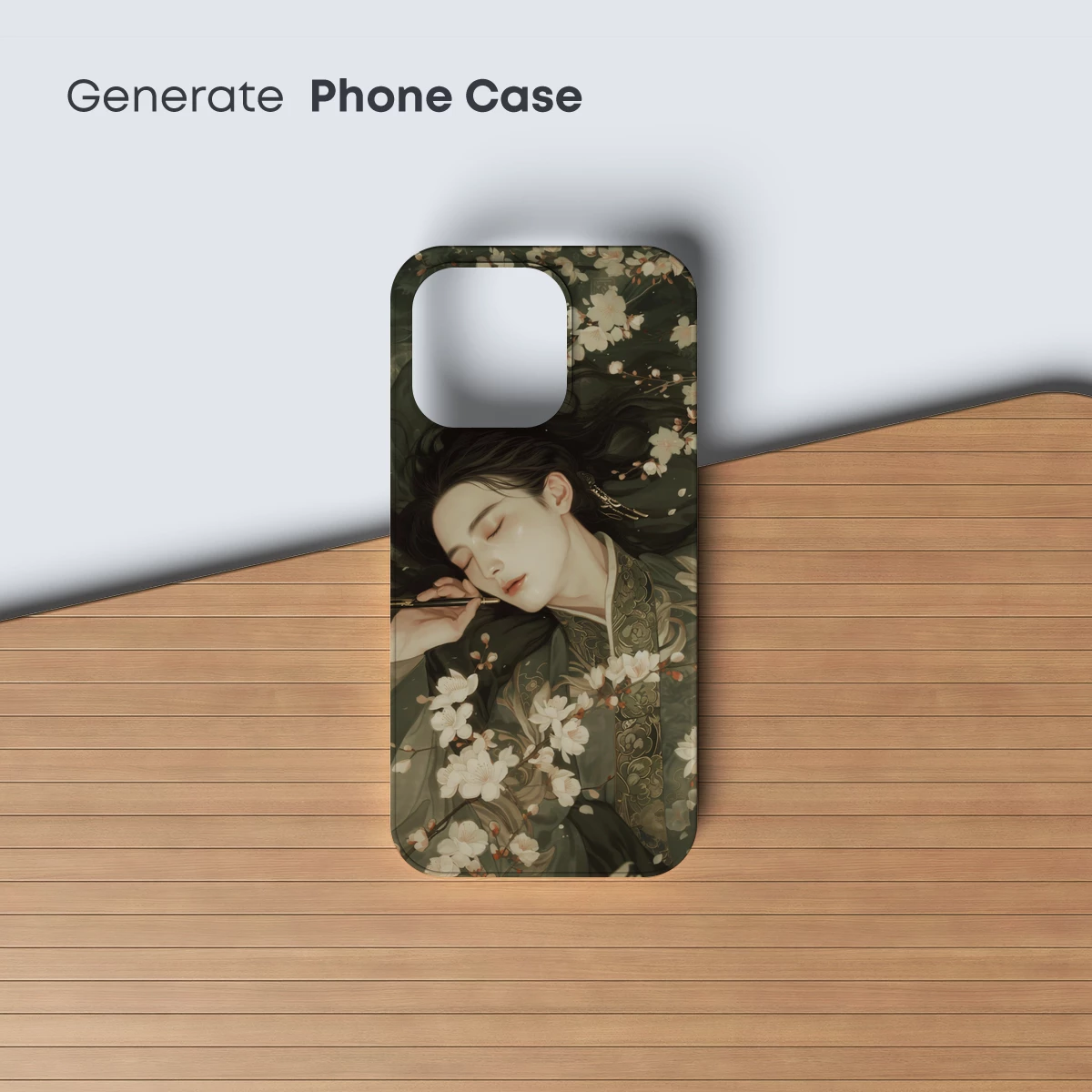 Eternal Blossom: Serene Slumber Amidst Cherry Blossoms - Image 3
