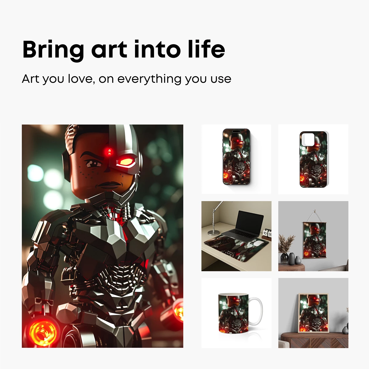 Cybernetic Warrior: Futuristic Fusion of Metal and Flesh - Image 2