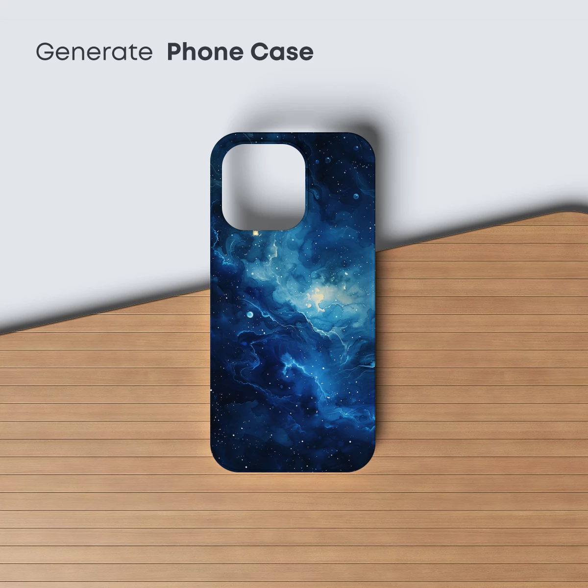 Cosmic Blue Nebula: A Symphony of Stars and Swirls - Image 3