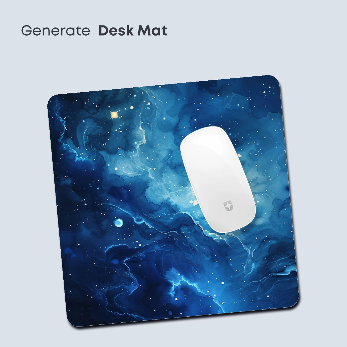 Cosmic Blue Nebula: A Symphony of Stars and Swirls - Image 4