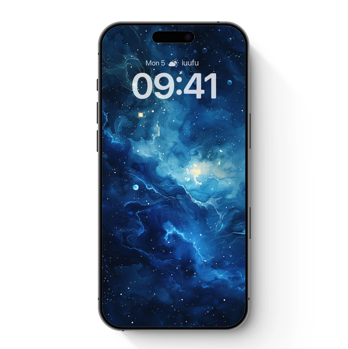 Cosmic Blue Nebula: A Symphony of Stars and Swirls