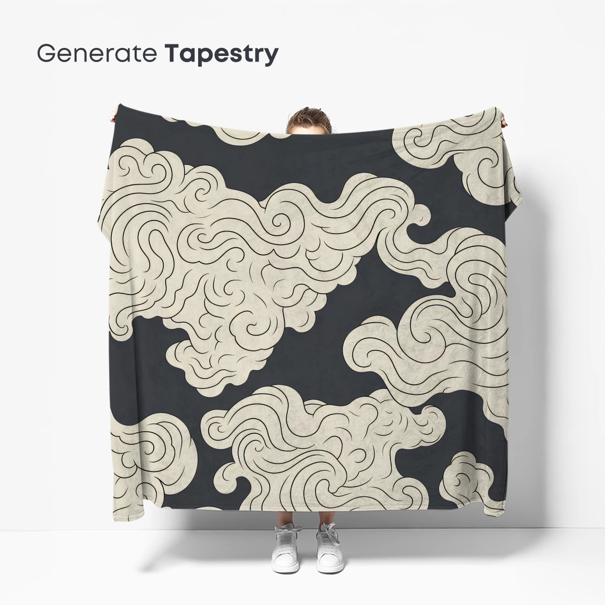 Elegant Swirling Clouds: A Dance of Ancient Artistry - Image 5