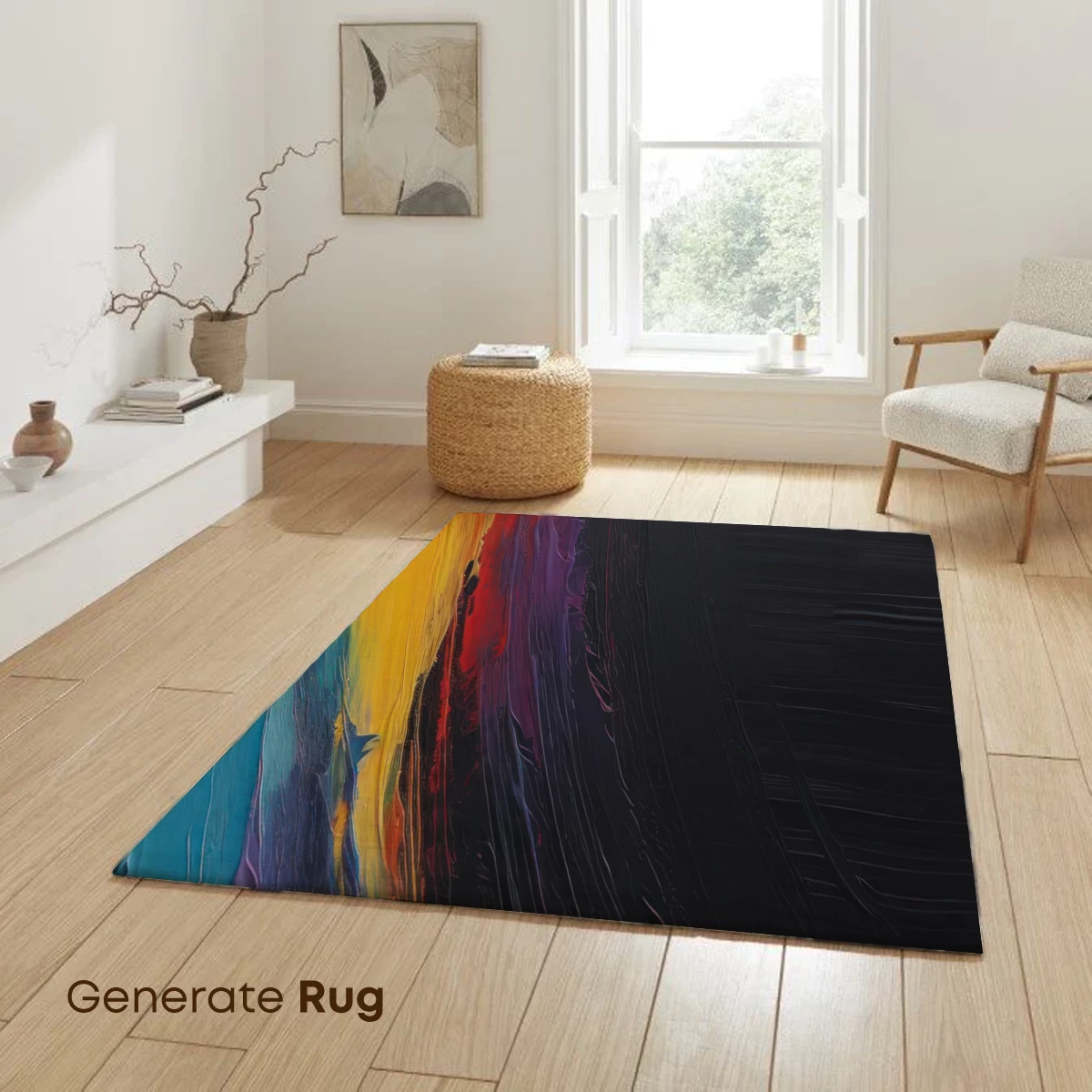 Abstract Dawn: Brushstroke Symphony - Image 6