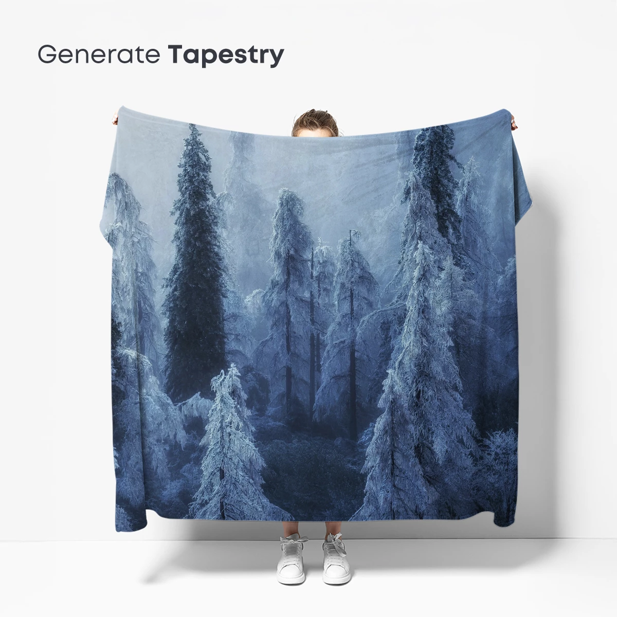 Frosty Forest Whisper: Winter's Ethereal Embrace - Image 5