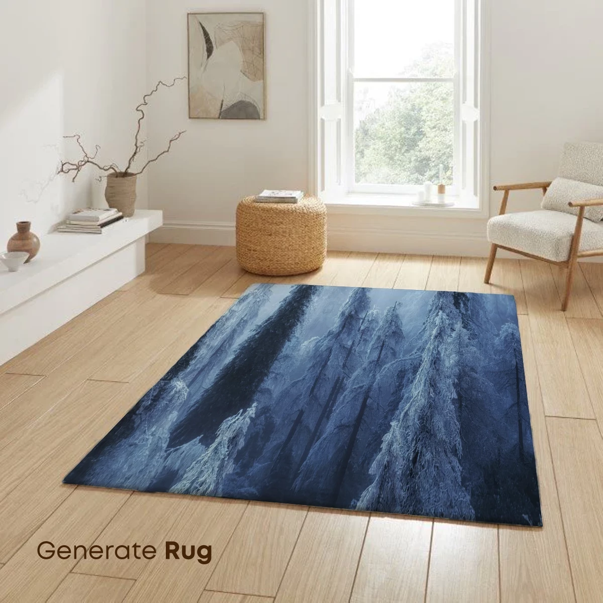 Frosty Forest Whisper: Winter's Ethereal Embrace - Image 6