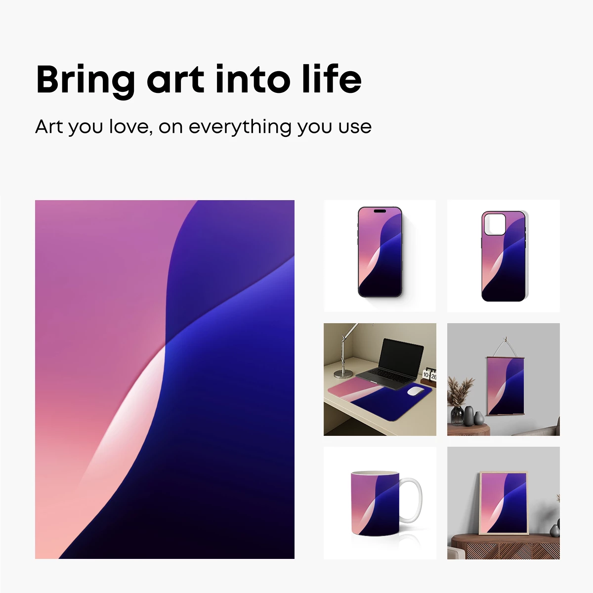 Abstract Dawn Flow: Gradient Elegance - Image 2