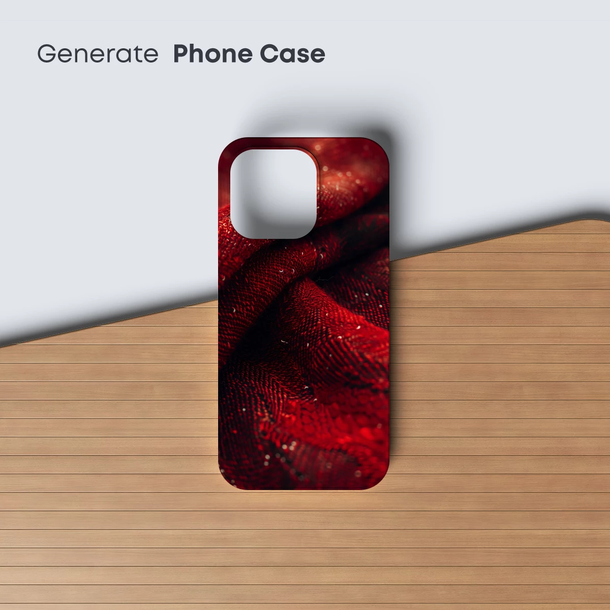 Crimson Weave: Textured Elegance in Scarlet - Image 3