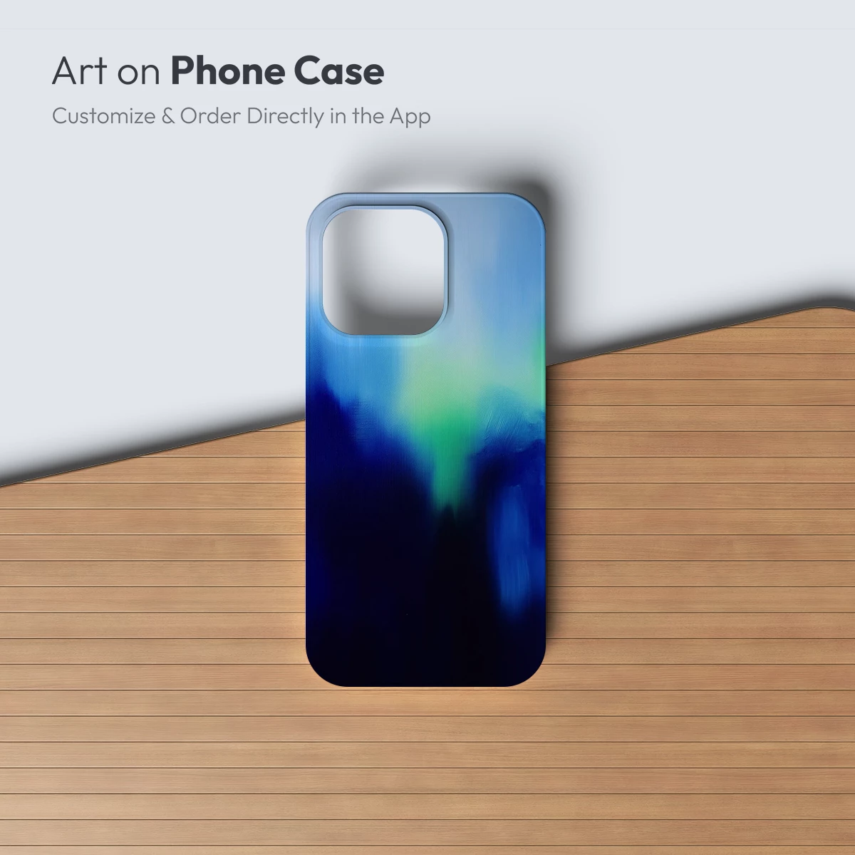 Blue Ethereal Whispers: Abstract Fluidity - Image 3