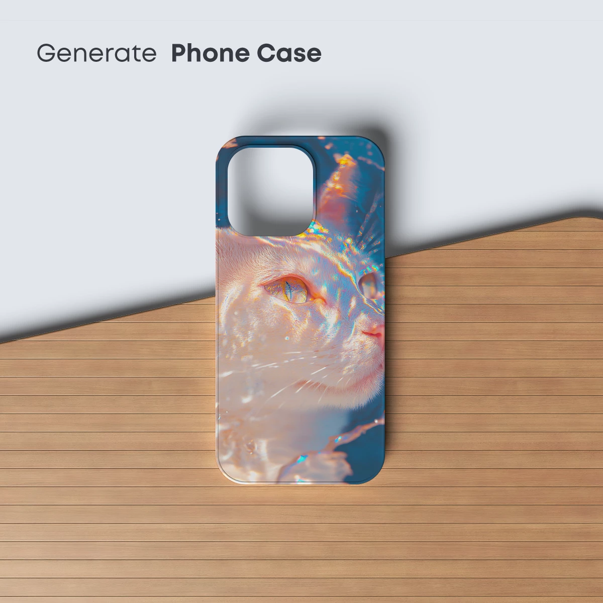 Iridescent Feline Dream: Ethereal Glow Art - Image 3