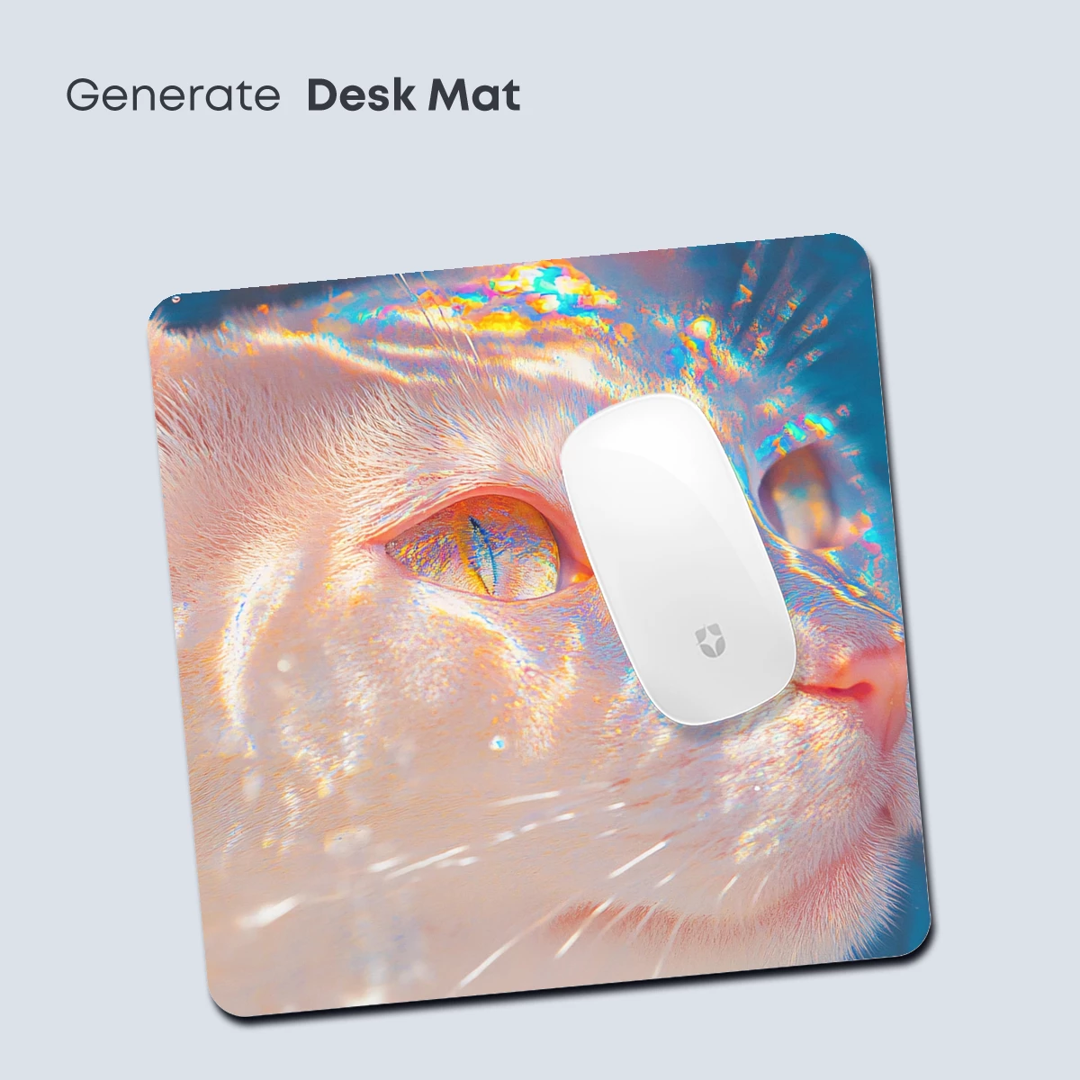 Iridescent Feline Dream: Ethereal Glow Art - Image 4