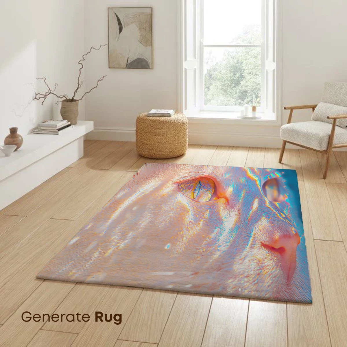 Iridescent Feline Dream: Ethereal Glow Art - Image 6