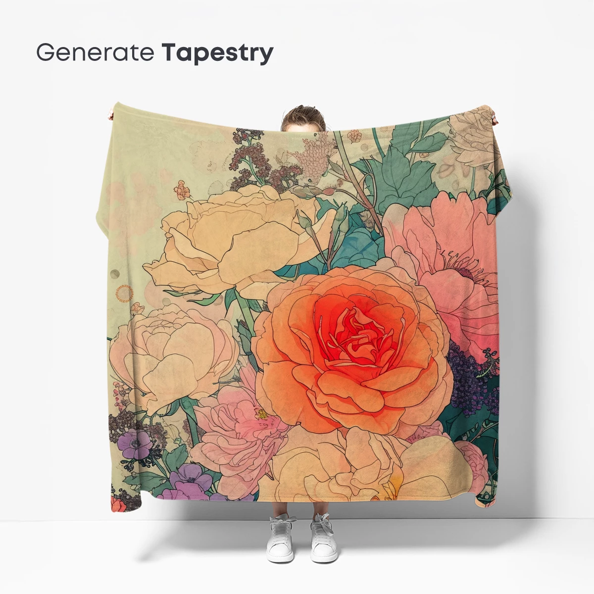 Bouquet of Elegance: Vintage Floral Harmony - Image 5