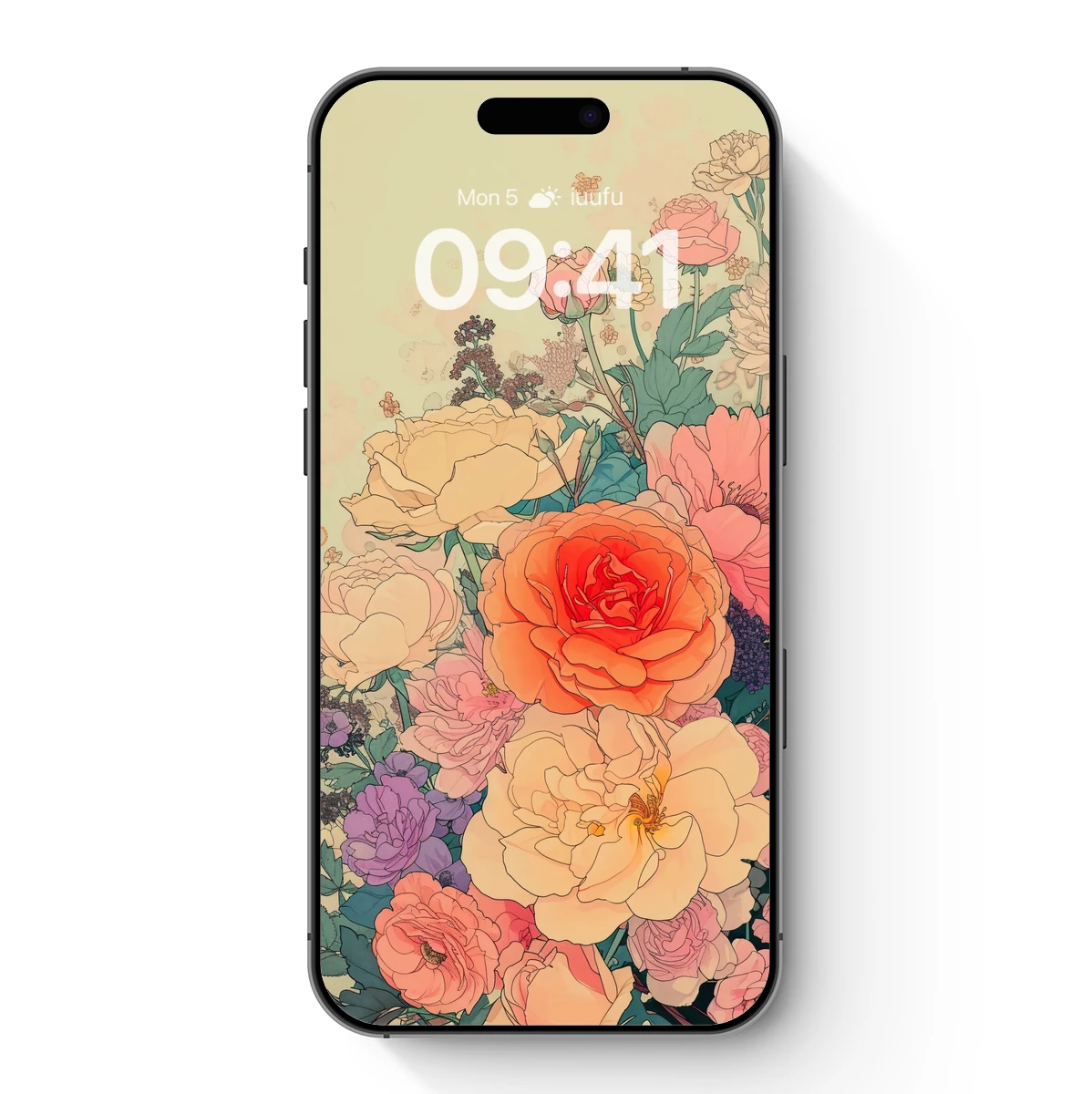 Bouquet of Elegance: Vintage Floral Harmony