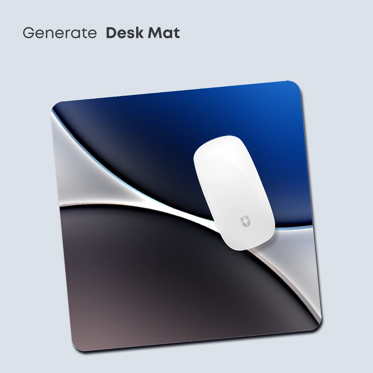 Ethereal Blue and Silver Waves - Image 4