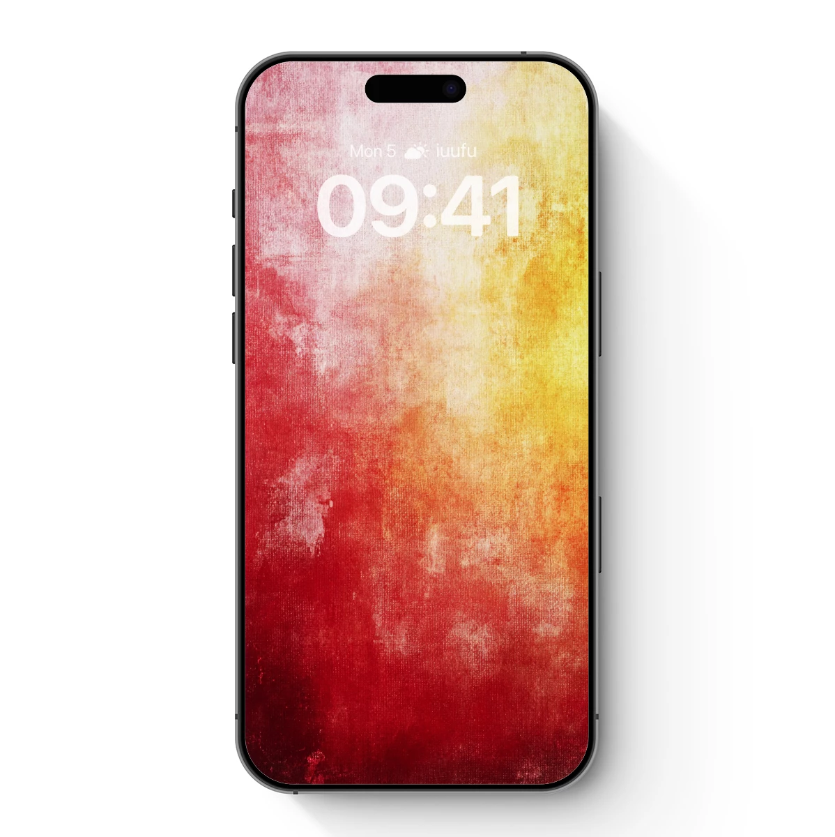 Fiery Canvas: Abstract Grunge Sunset